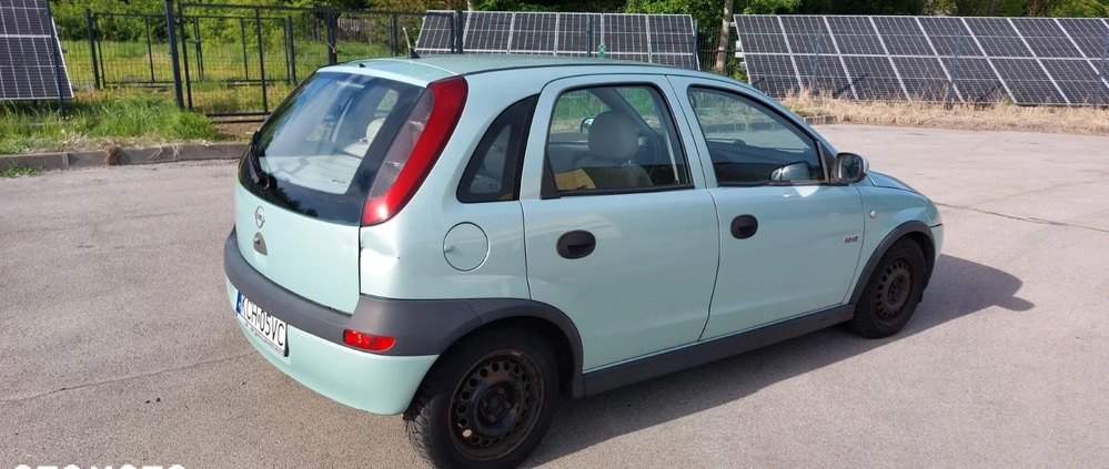 Opel Corsa cena 2699 przebieg: 211800, rok produkcji 2001 z Chrzanów małe 67